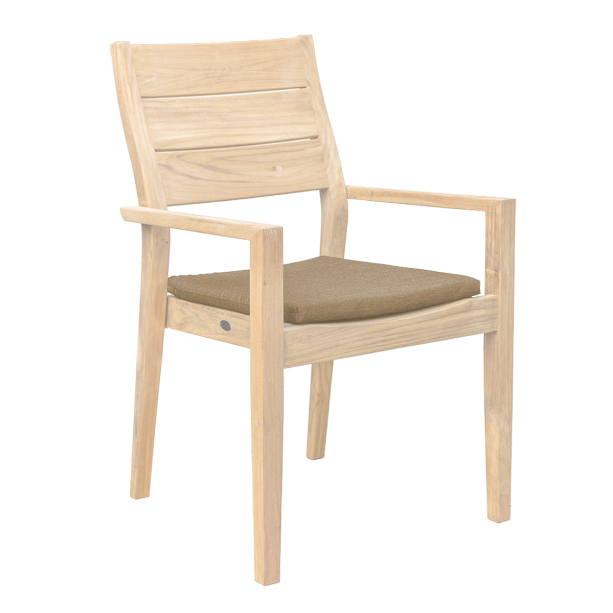 Alexander Rose Roble High Back Chair Seat Pad - Oatmeal