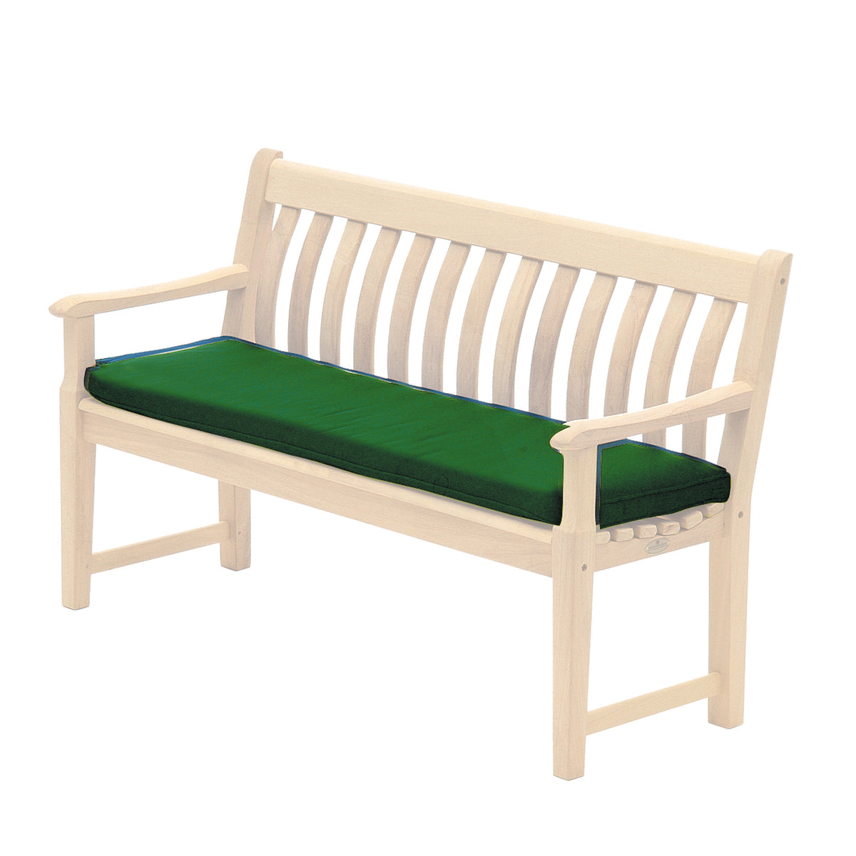 Alexander Rose Polyester 4ft (1.2m) Bench Cushion - Green
