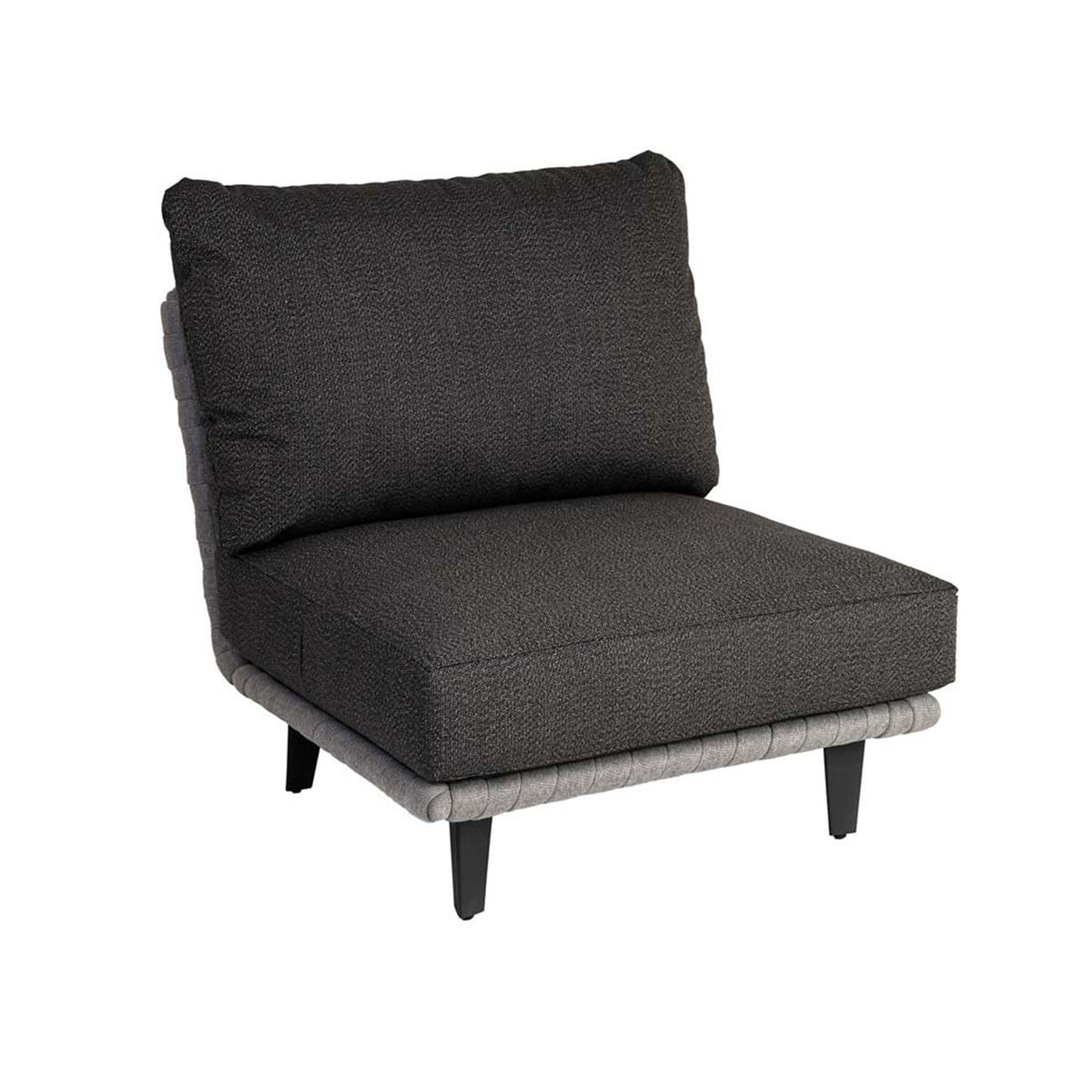 Alexander Rose Outdoor Cordial Luxe Light Grey Mid Module with Cushion