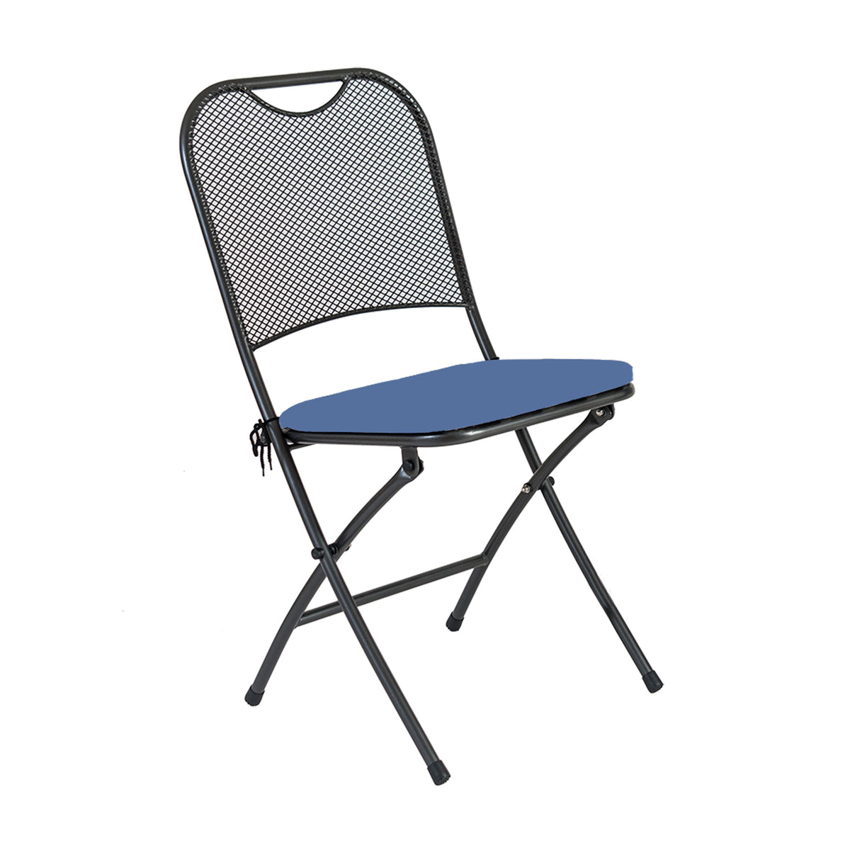 Alexander Rose Portofino Tea for Two Folding Chair Cushion (Blue)