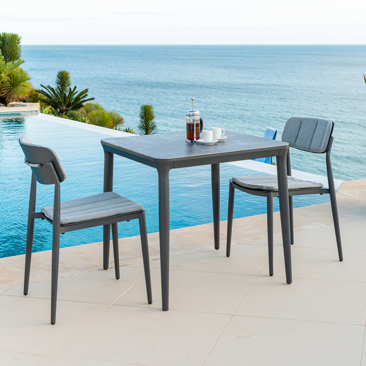 Alexander Rose Outdoor Rimini Stacking Side Chair