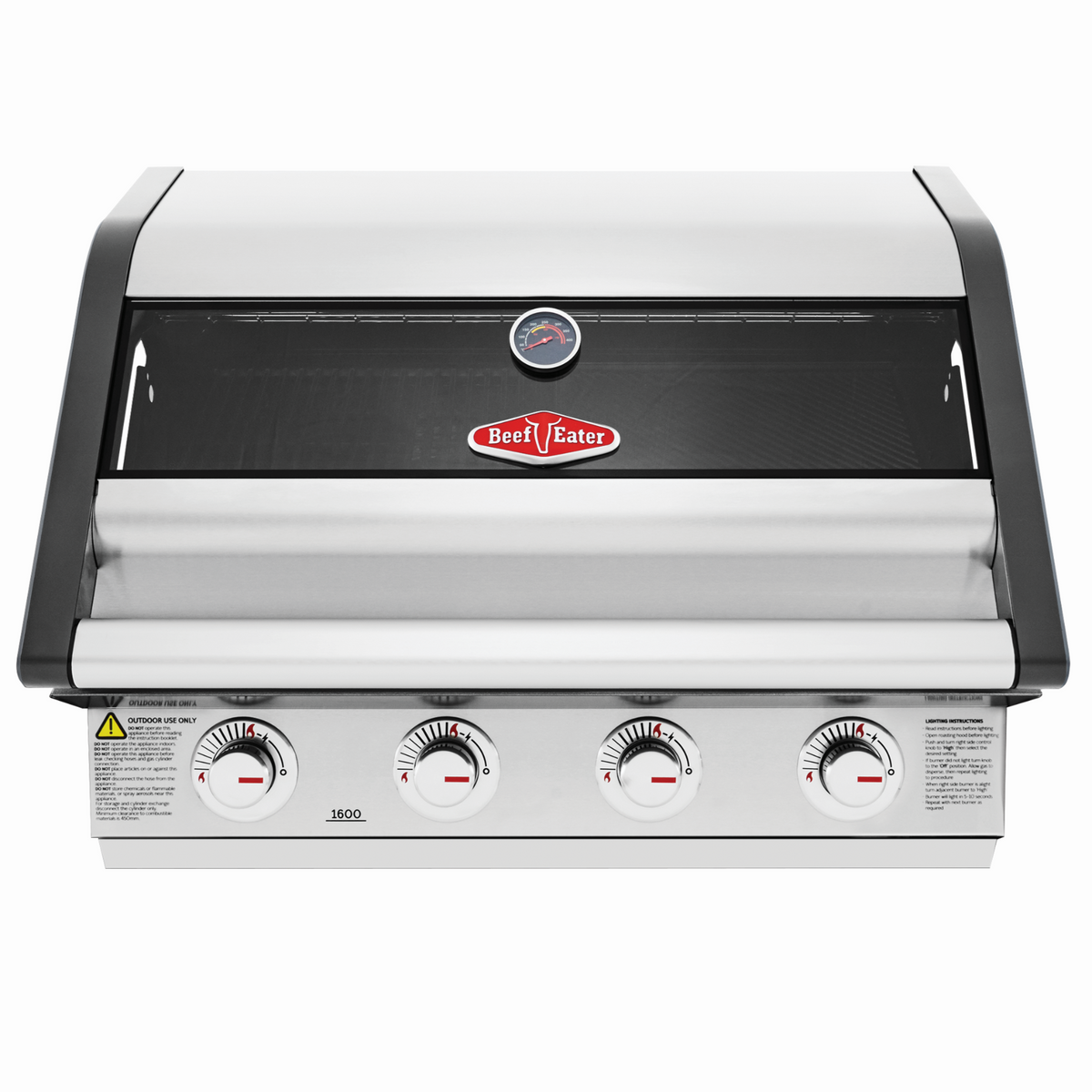 BeefEater 1600S Series 4 Burner Build In Gas Barbecue