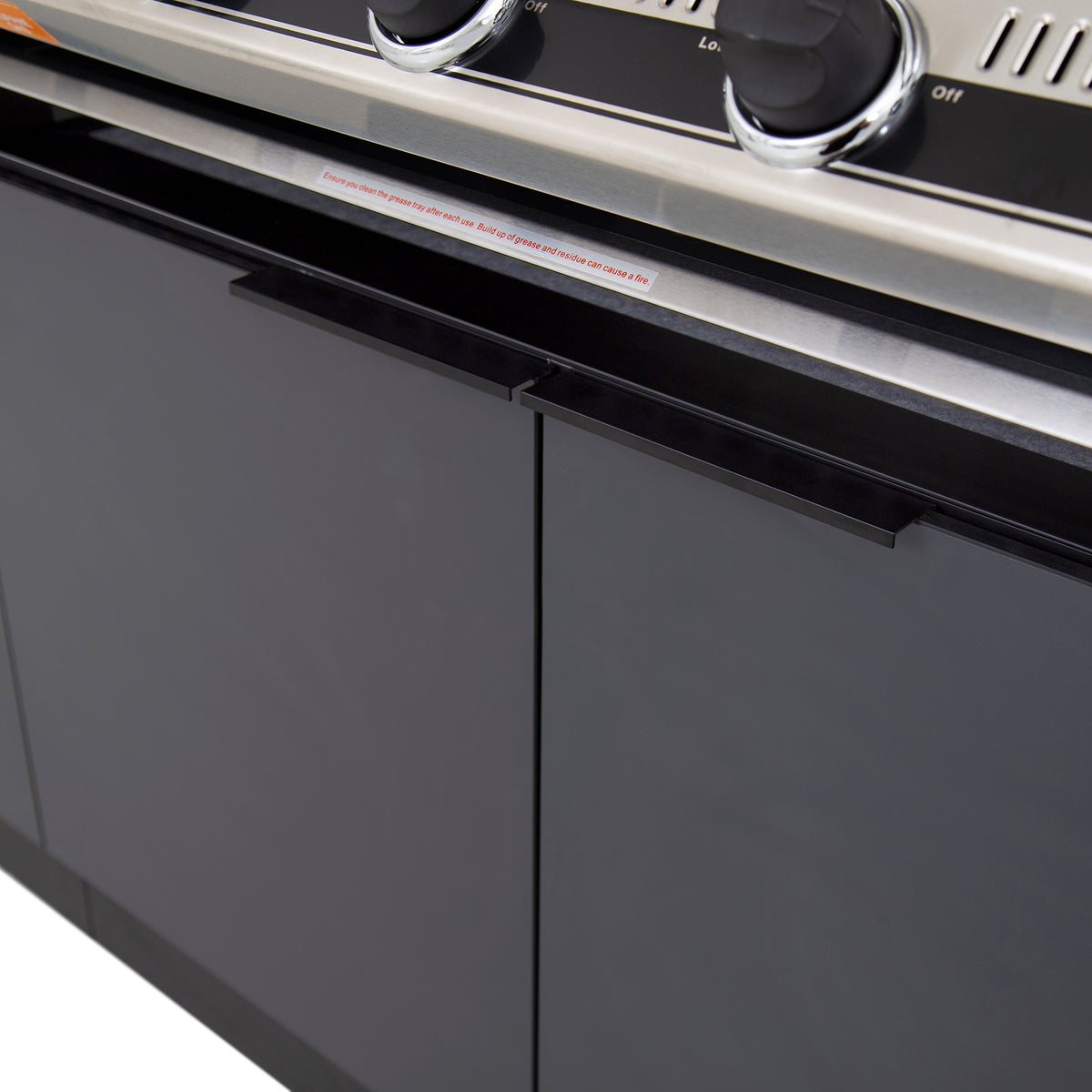 BeefEater 5 Burner 3000E Series Gas Barbecue with Cabinex Kitchen, Sink and Fridge