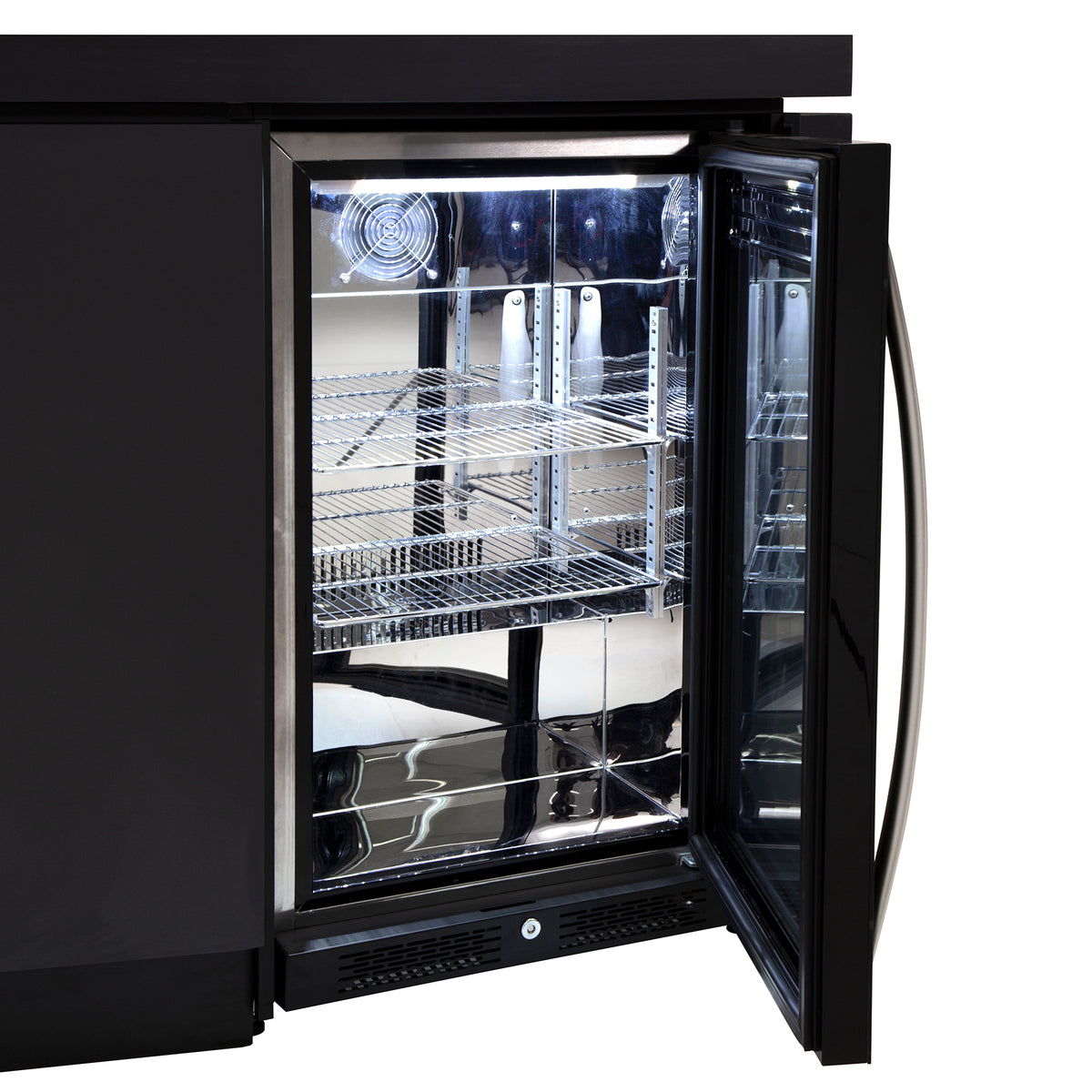 BeefEater 5 Burner 3000E Series Gas Barbecue with Cabinex Kitchen, Sink and Fridge