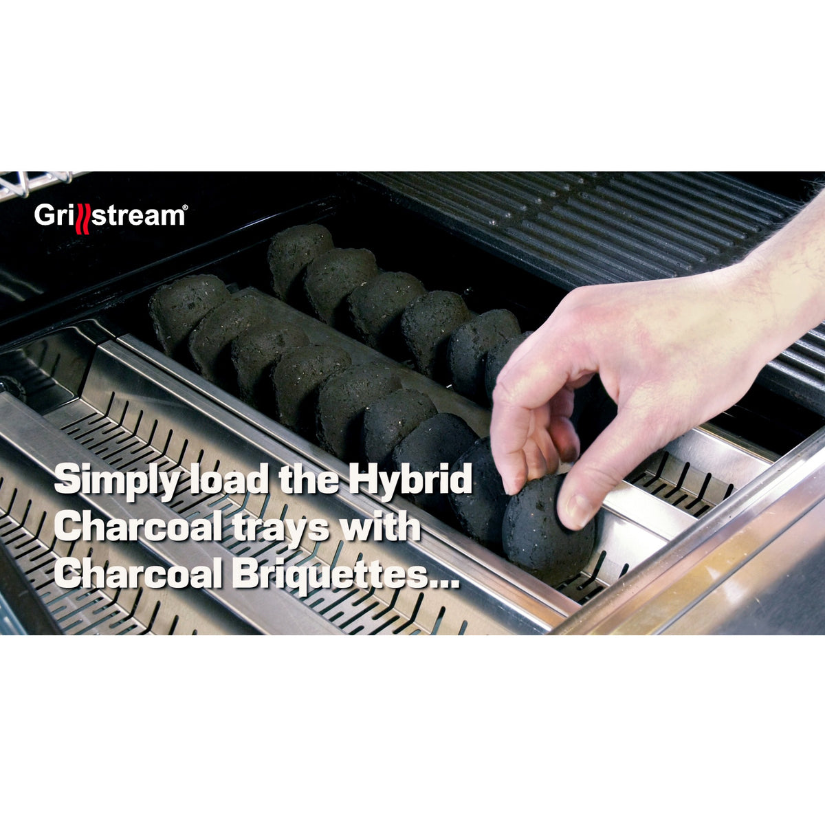 Grillstream Hybrid Barbecue Charcoal Trays for 2, 3 &amp; 4 Burner - Pack of 2