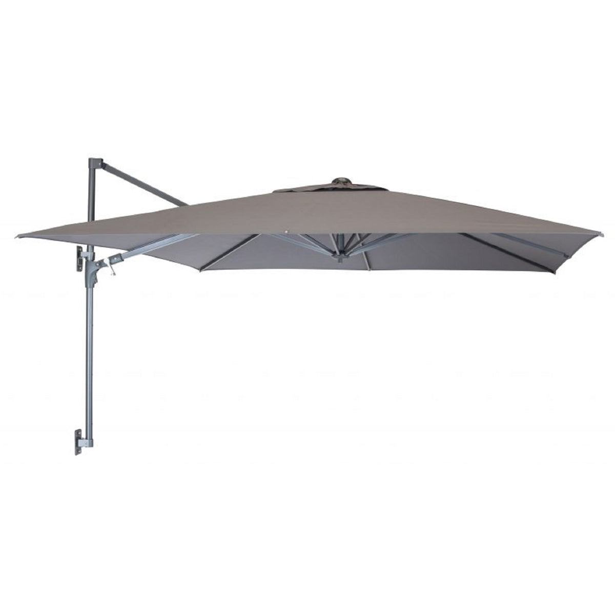 Kettler 2.5m Square Taupe Wall Mounted Free Arm Parasol