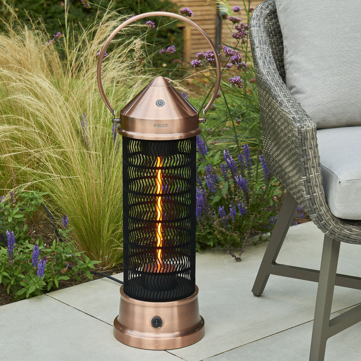Kettler Kalos Copper Outdoor Heating Lantern (Small)
