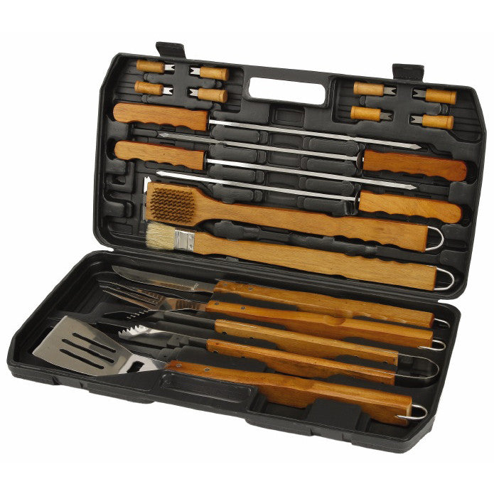 18pc Barbecue Bamboo Set