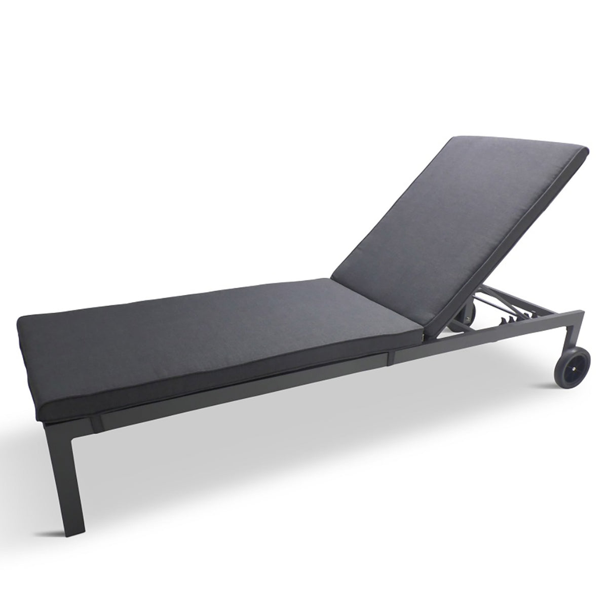 LG Outdoor Monza Aluminium Sunlounger Bed with Cushion