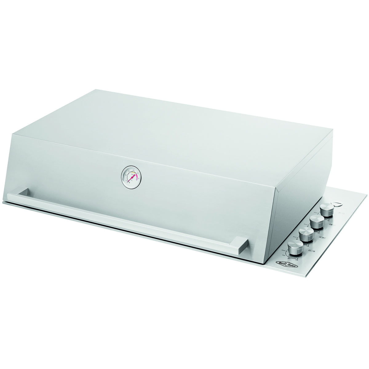 BeefEater Proline Stainless Steel Series 6 Burner Build In Gas Barbecue - Roaster Hood