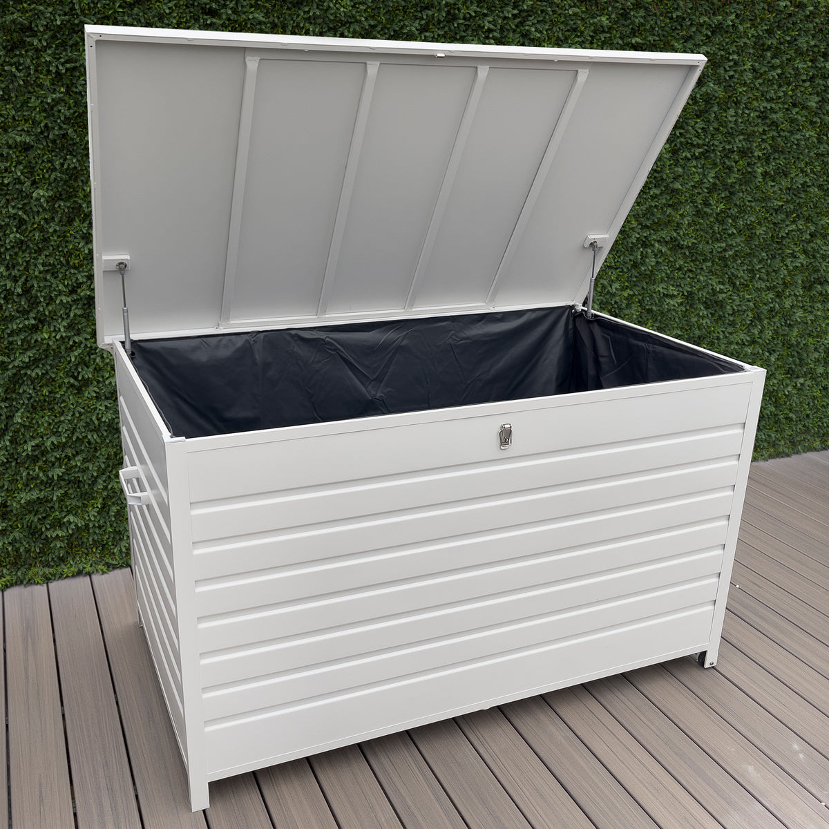 Bracken Outdoors Sumo White Large Aluminium Cushion &amp; Garden Storage Box