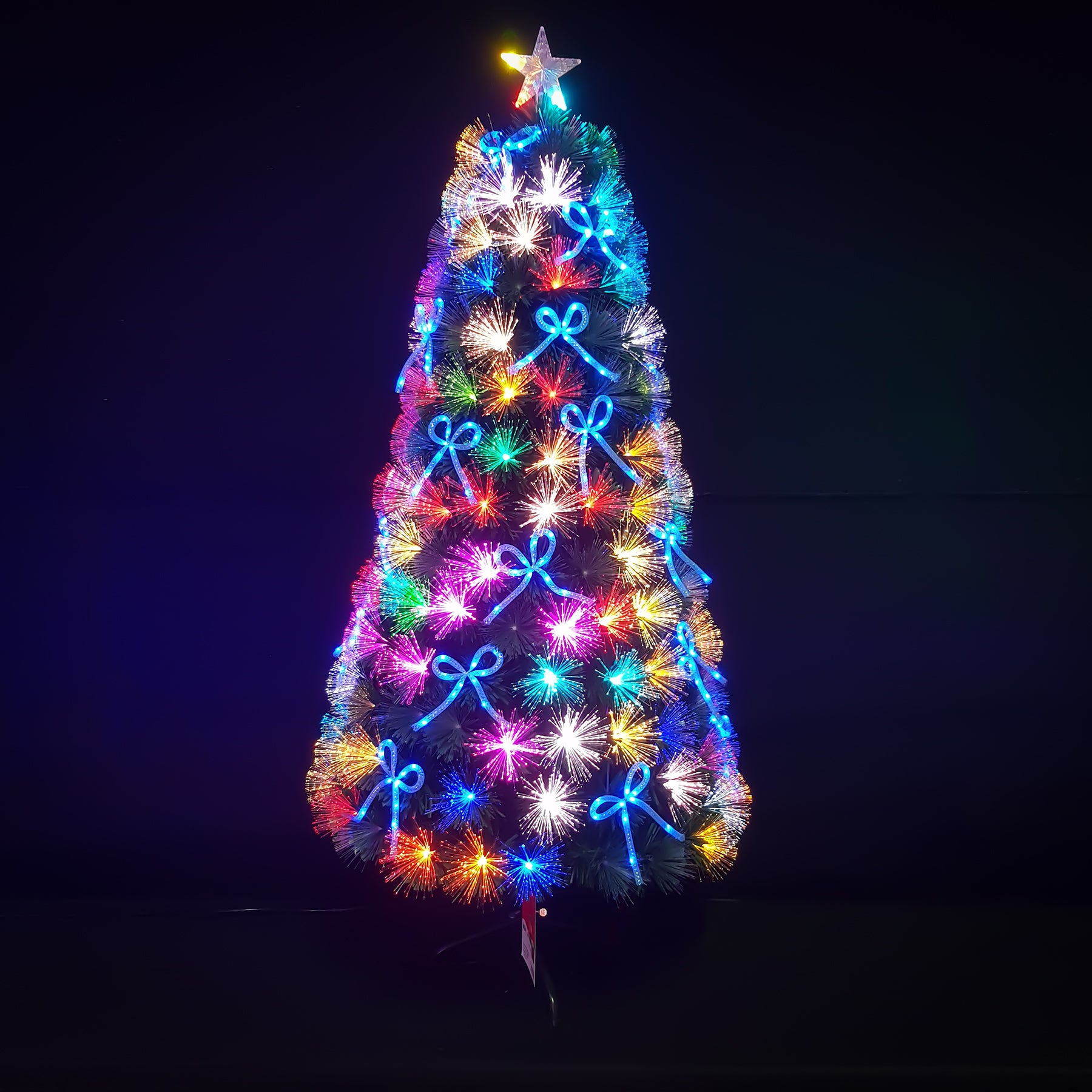 Multi Colored Lighted Christmas Trees Christmas Trees With